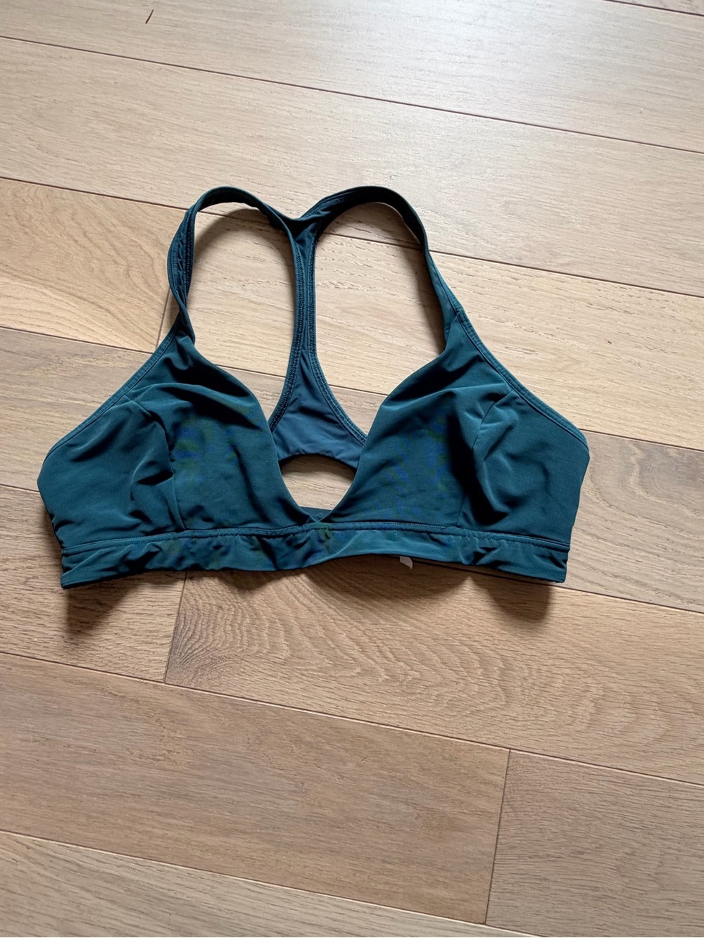 Lulu size 12 Women's Teal Racerback Bralette - Comfortable Everyday Support